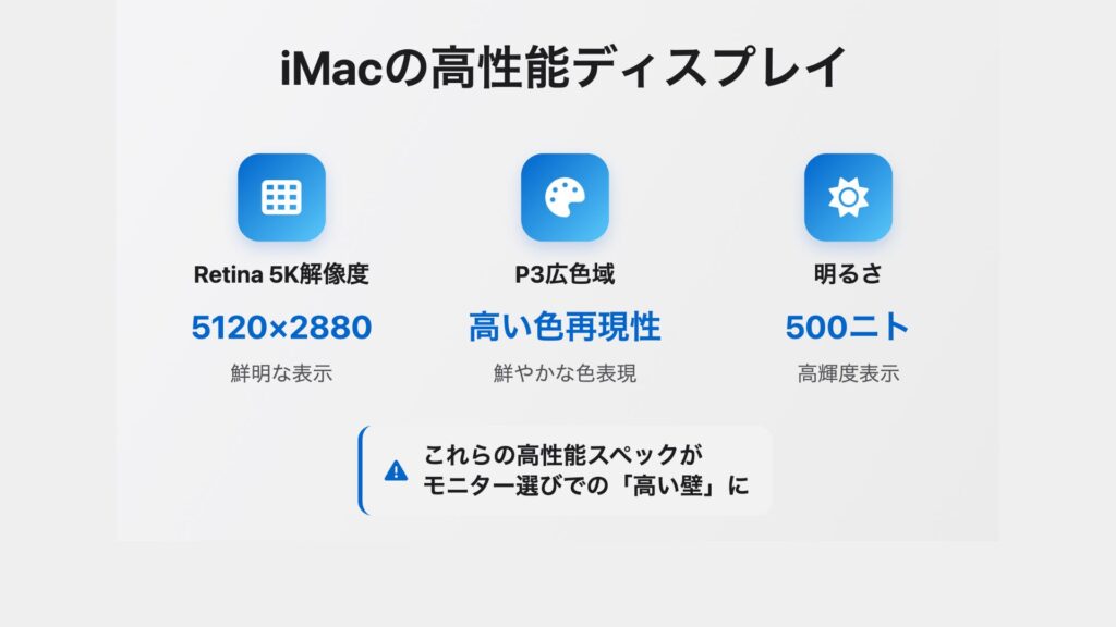 iMacの「Retina 5Kディスプレイ」の壁が高すぎる…